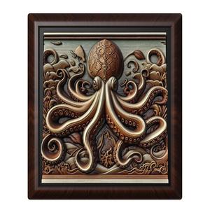 Octopus animal wall art relief wall decor