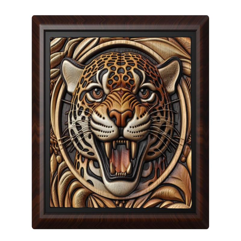 Jaguar animal wall art relief wall decor