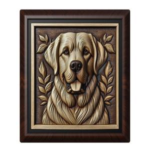 Dog Labrador Retriever animal wall art relief wall decor