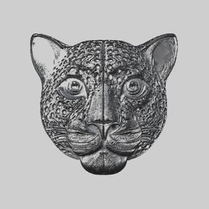 leopard Animal Metal Head
