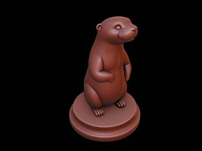 Otter Animal Figure Printable