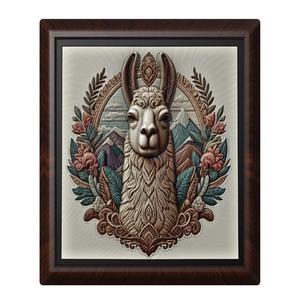 Llama animal wall art relief wall decor