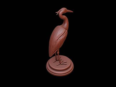 Heron Animal Figure Printable