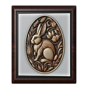 Rabbit animal wall art relief wall decor