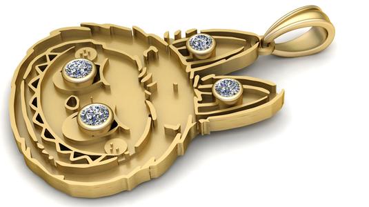 ANIMALS GOLD PENDANT  3d printable model