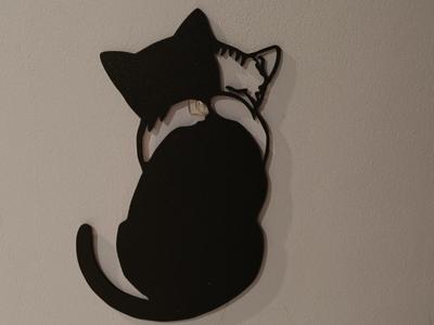 Cats in love wall art 2D 