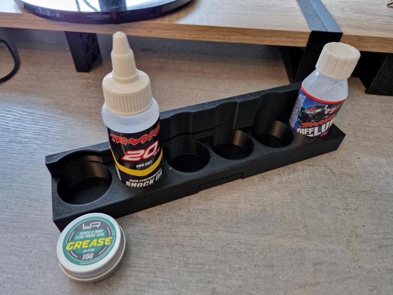 RC Car Oil and Grease Rack Holder Traxxas