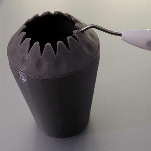 Waste collection jar for cricut
