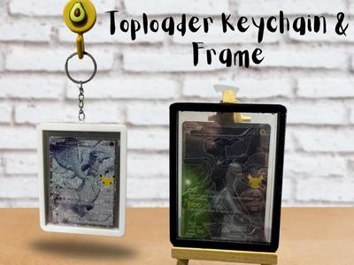 Toploader Keychain and Frame