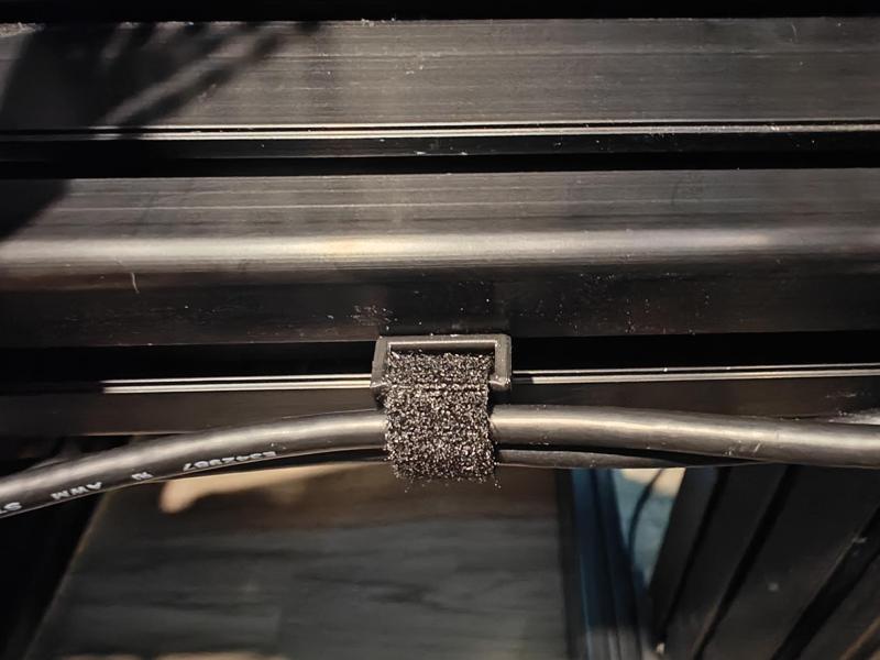 8020 velcro strap holder