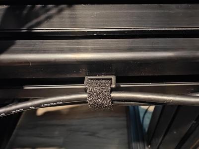 8020 velcro strap holder