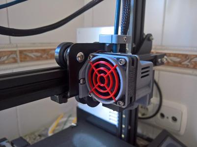 Housing for hotend Ender 3 or similar.