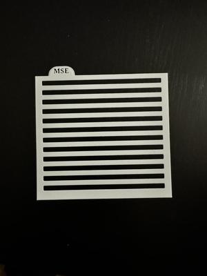 Cookie Stencil with stripes (5mm)