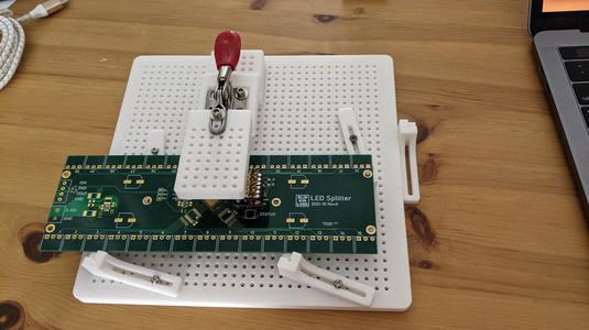 PCB test jig with GH-201-SS