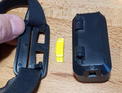 Black Diamond headlamp detent repair