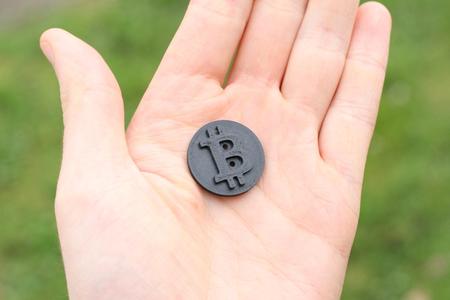 Bitcoin Clothes Button