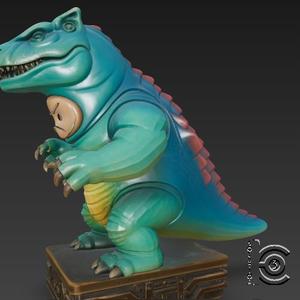 Tiny Titan - Triple Trouble Dino Statue