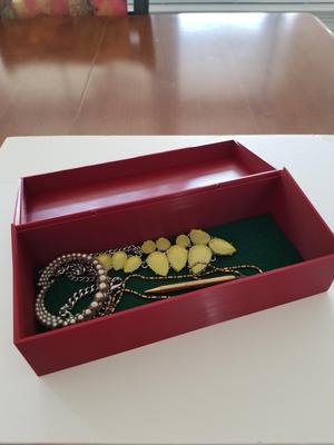 Hinged storage box
