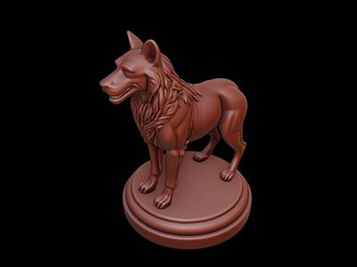 Hyena Animal Figure Printable