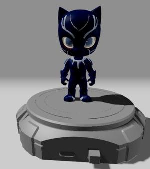 cute black panther