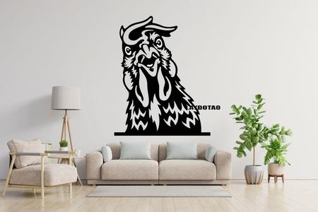 COUNTRY HEN WALL DECORATION DECO ANIMAL