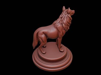 Wolf Animal Figure Printable