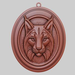 Lynx Animal Pendant Lynx Animal Necklace for CNC Router Laser & 3D Printer
