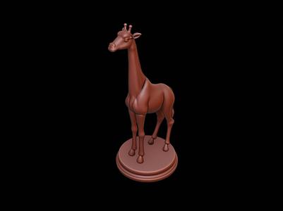 Giraffe Animal Figure Printable