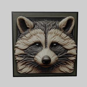 Raccoon Animal for CNC Router Laser & 3D Printer