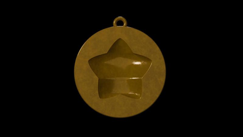 Pendant 42 - Star Shield V4 - Nadine