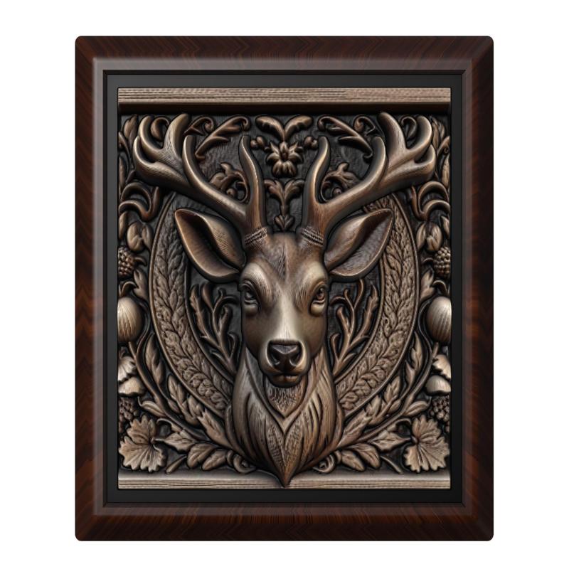 Deer animal wall art relief wall decor