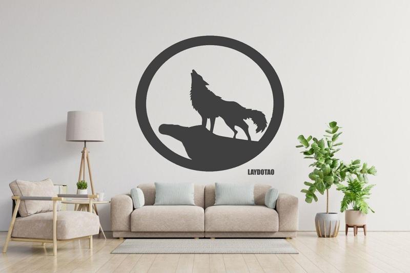wolf animal deco