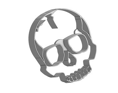 Cookie Cutter Skull Halloween