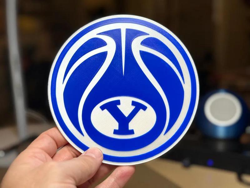 BYU Basketball Logo   