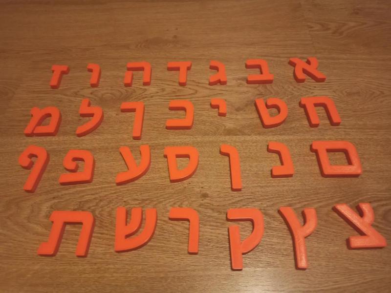 Aleph Bet-Hebrew Alphabet אלף בית   