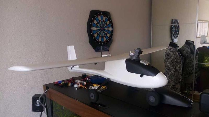 ad on dji fpv mount for existing pan tilt system