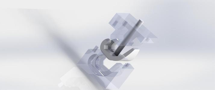 Femoral component for cemented spacer