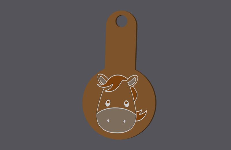 Horse Head - Farm Animals - Shopping Cart Coin