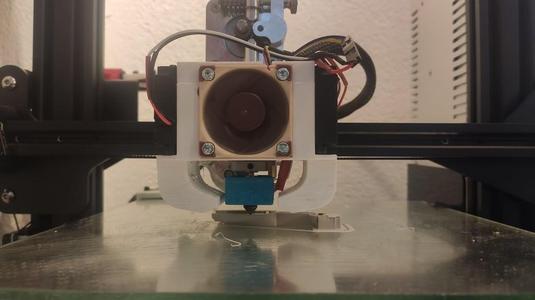 Ender 3 head with two fans 