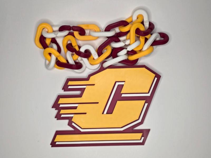Central Michigan University (CMU) Logo Pendant