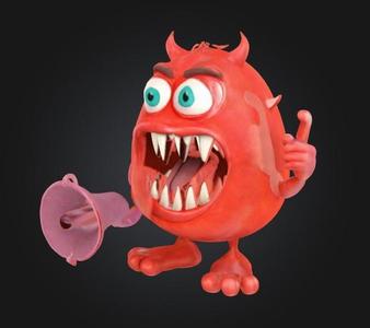 megaphone 3D