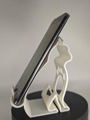 Neko Phone Cat Stand with Paw Pass Through