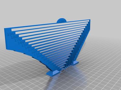 BRIDGE OVERHANG BENCH PRINT