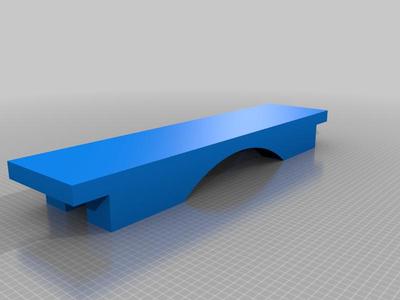 End support for spice rack shelf