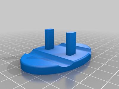 Oral-B brush head and tooth pick stand