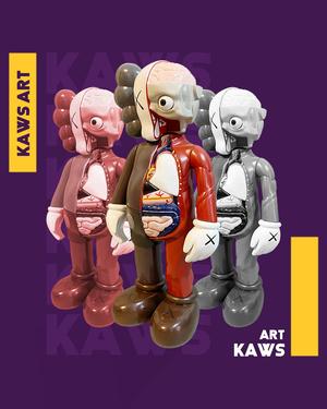 KAWS ANATOMICAL - 3D cutaway & complete model