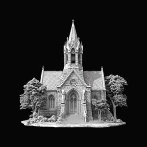 Gothic Church Miniature