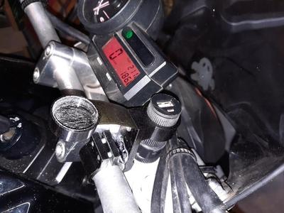 12V/USB socket handlebar for bike motorbike
