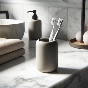 Modern Rounded Toothbrush Holder   