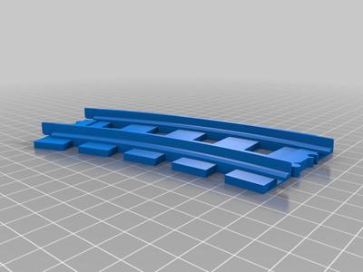 Lego Compatible Rail Track (Curve)